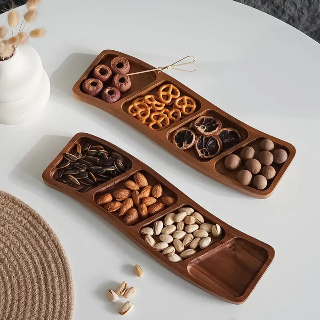 Earth Tone Appetiser Serving Tray — product in use