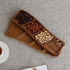 Earth Tone Appetiser Serving Tray — size and scale reference