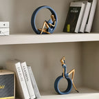 Elegant Resin Lady Statues | 2pcs Set — alternate angle view