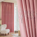 Elysian Leaf Blackout Curtains — product in use