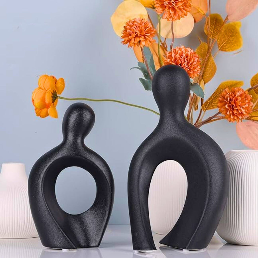 Embrace Form Modern Abstract Couple Statue — product detail view