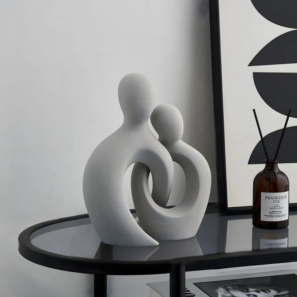 Embrace Form Modern Abstract Couple Statue — main product photo