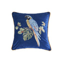 Embroidered Parrot Cushion — alternate angle view