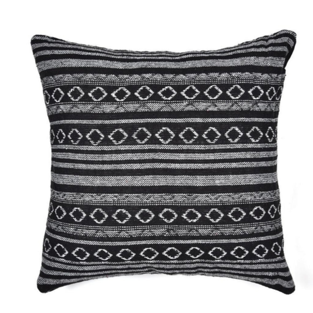 Ethnic Bohemian Geometric Cushion Cover — material texture close-up