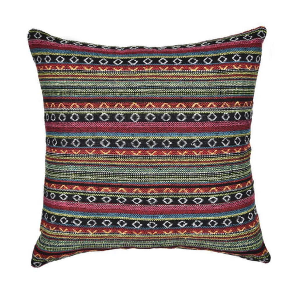 Ethnic Bohemian Geometric Cushion Cover — size and scale reference