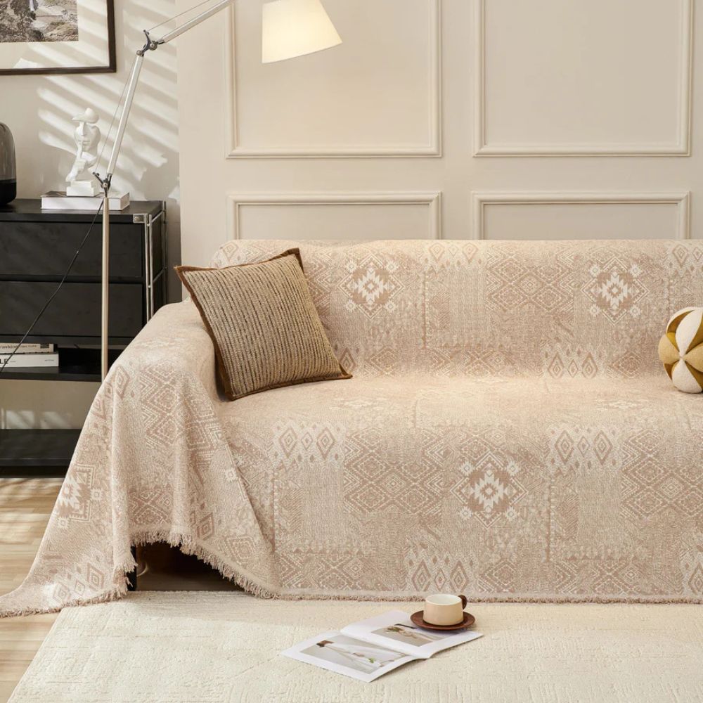 Ethno Cultural Tribe Sofa Cover — product close-up