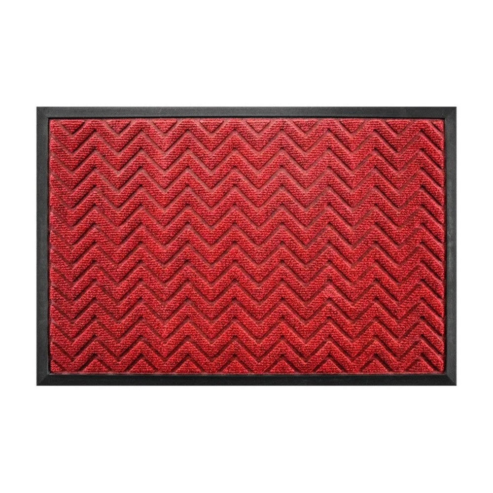 Chevron Pathway Heavy Duty Doormat — product in use