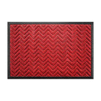 Chevron Pathway Heavy Duty Doormat — product in use