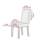Evona Elegant Jacquard Chair Seat Slipcover — material texture close-up