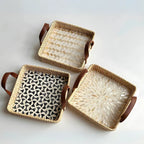 Farmhouse Rattan Tray in Assorted Patterns — main product photo