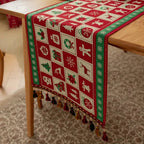 Festive Charm Holiday Table Runner — product detail view