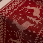 Festive Christmas Elk Table Runner — product in use