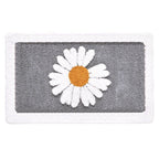 Fleur Plush Floral Bath Mat — lifestyle shot