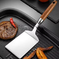 Stainless Steel Kitchen Spatula with Wooden Handle — main product photo