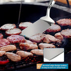 Stainless Steel Kitchen Spatula with Wooden Handle — lifestyle shot