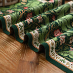 Flora Vine Embroidered Table Runner — product close-up