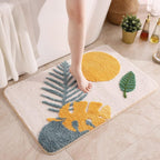Floral Non-Slip Bathmat — main product photo
