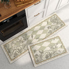 Floral Quick-Dry Kitchen Mat — lifestyle shot
