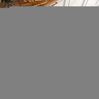Floral Quick-Dry Kitchen Mat — alternate angle view
