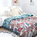 Floral Serenity Reversible Blanket — main product photo