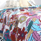 Floral Serenity Reversible Blanket — lifestyle shot