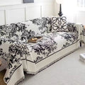 Chenille Flowerfield Sofa Cover — alternate angle view