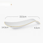 Flowline Ceramic Cooking Spoon Rest — alternate angle view