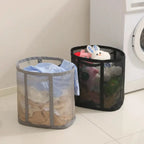 Foldable Mesh Laundry Basket — product feature detail