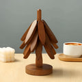 Foldable Wooden Trivets | 3 Pcs Set — main product photo