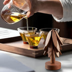 Foldable Wooden Trivets | 3 Pcs Set — additional view