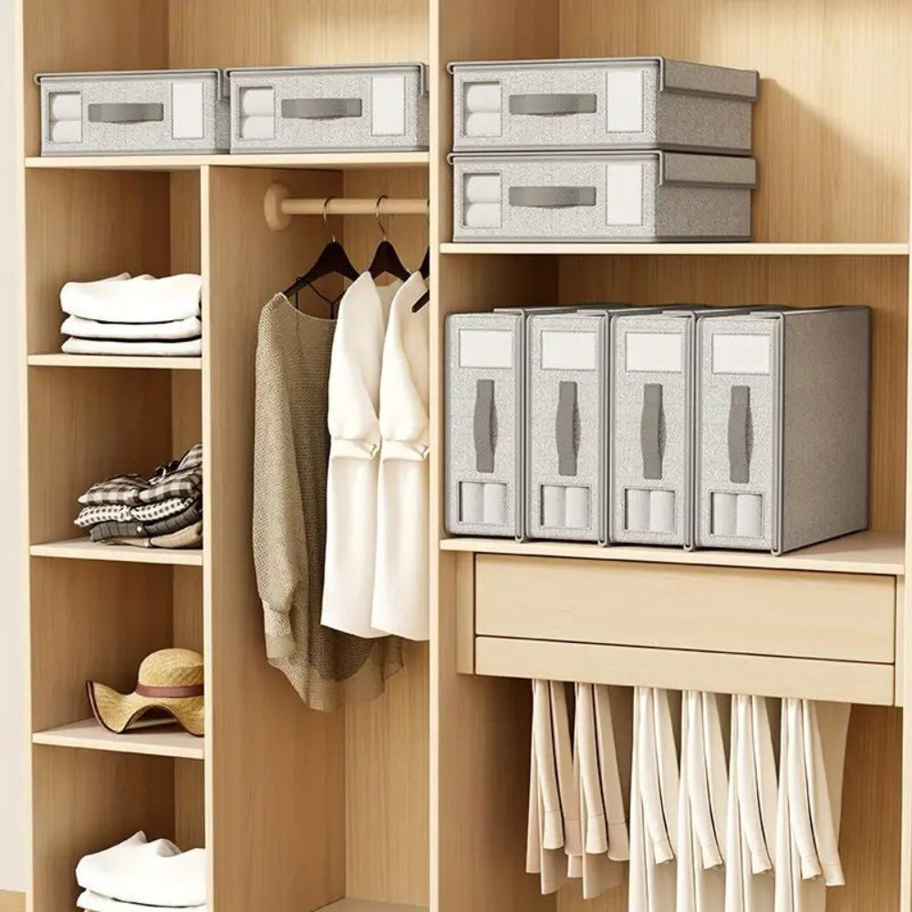 Foldable Bedsheet Organiser — product in use