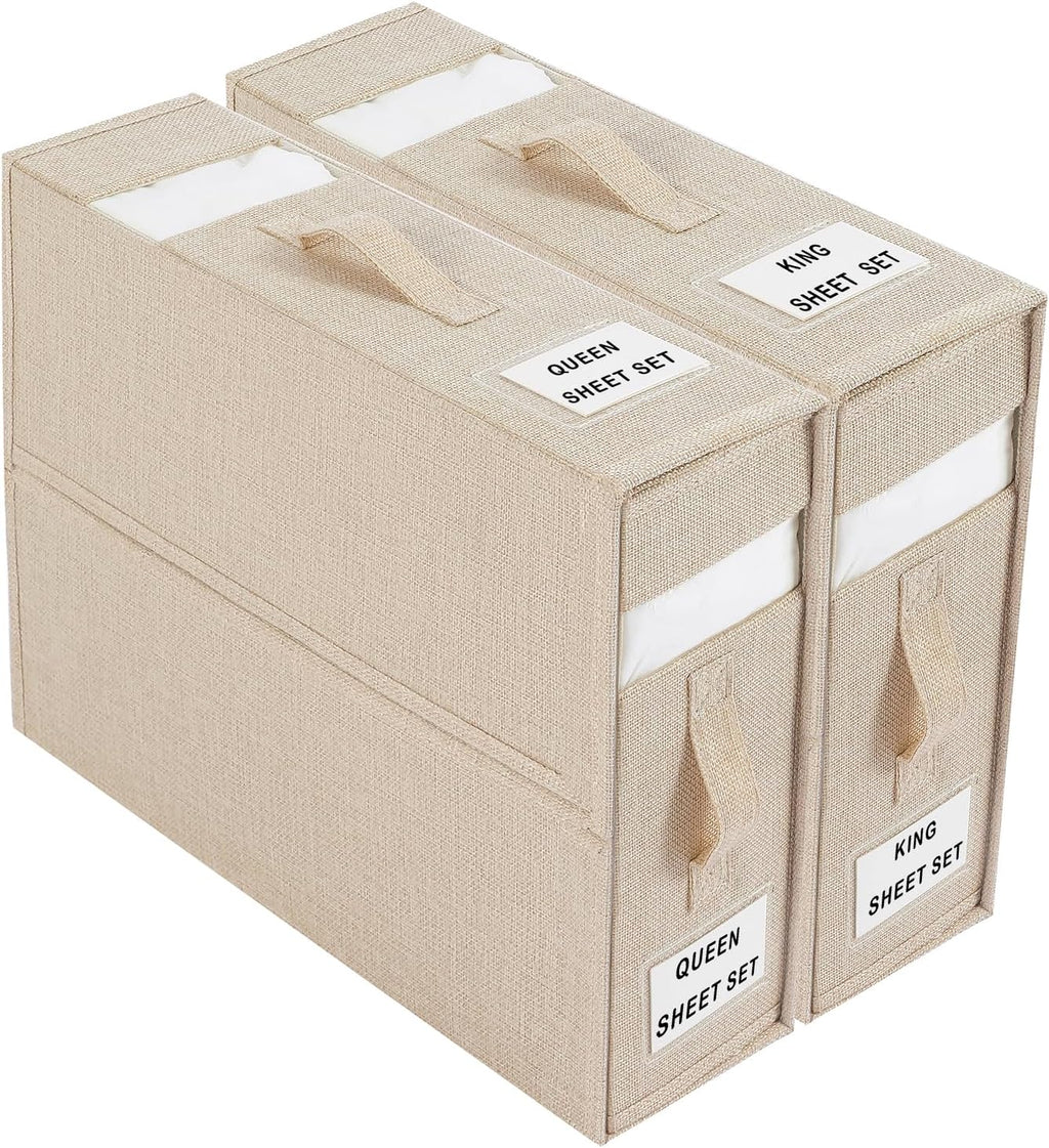 Foldable Bedsheet Organiser — size and scale reference