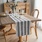 Frayed Fabric Strips Table Runner — main product photo