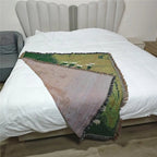 Frida Sheep Woven Throw Blanket — additional view