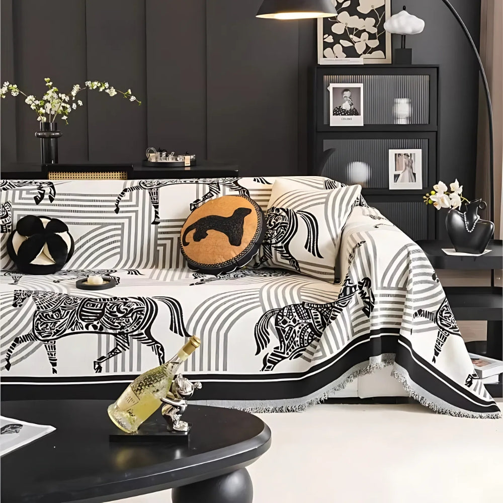 Gallora Horse All-Season Sofa Cover — product feature detail