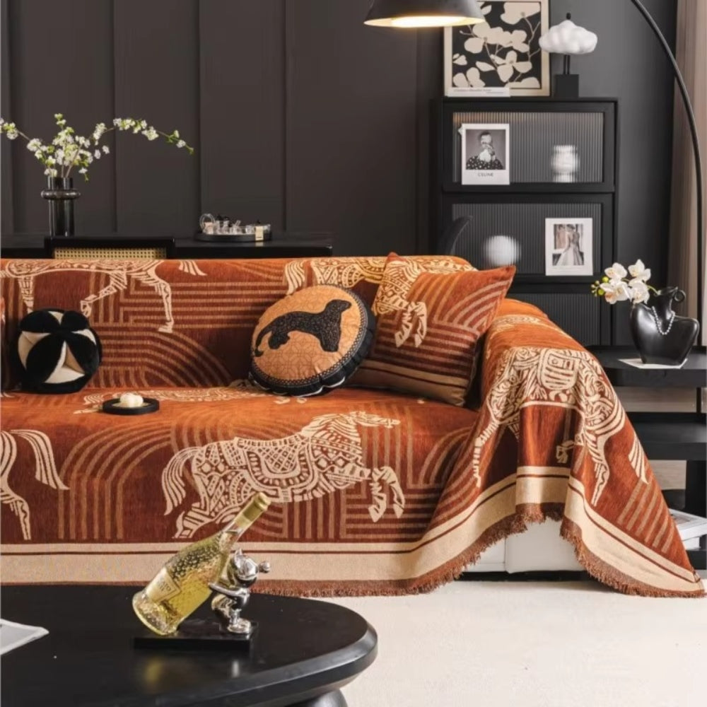 Gallora Horse All-Season Sofa Cover — alternate angle view