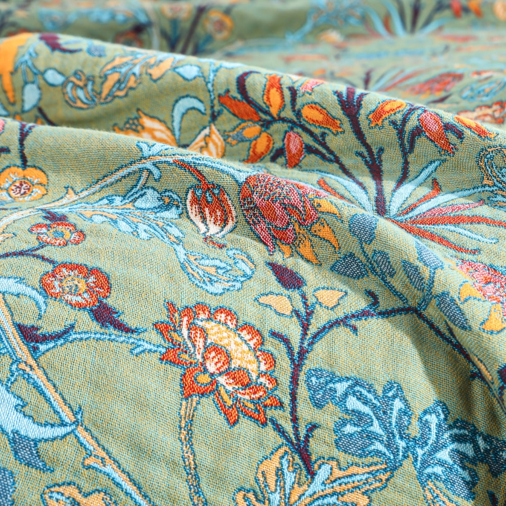 Wild Petal Pure Cotton Reversible Blanket — product close-up