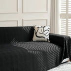 Diamond Grid Chenille Sofa Cover — product close-up