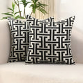 Geometric Jacquard Luxury Cushion Cover — product feature detail