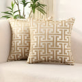 Geometric Jacquard Luxury Cushion Cover — size and scale reference