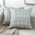 Geometric Jacquard Luxury Cushion Cover — alternate angle view