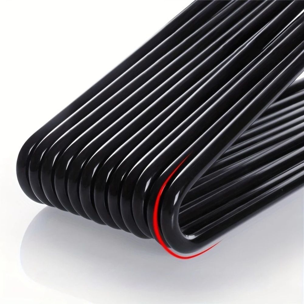 Goose Neck Z Pants Hanger | 10pcs — product in use