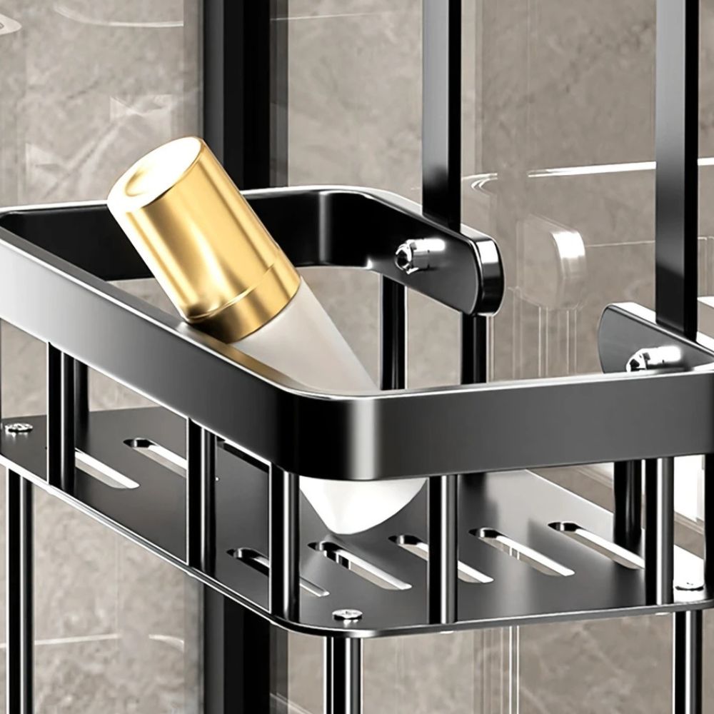 Stainless Steel Bathroom Hanging Caddy Rack — product detail view