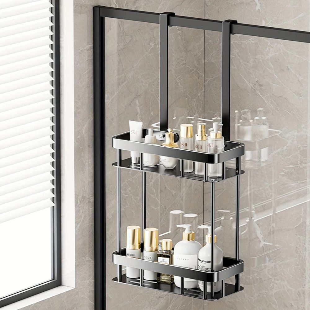 Stainless Steel Bathroom Hanging Caddy Rack — main product photo