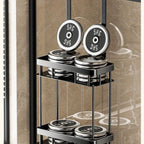 Stainless Steel Bathroom Hanging Caddy Rack — lifestyle shot