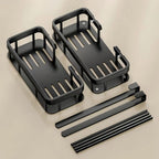 Stainless Steel Bathroom Hanging Caddy Rack — additional view