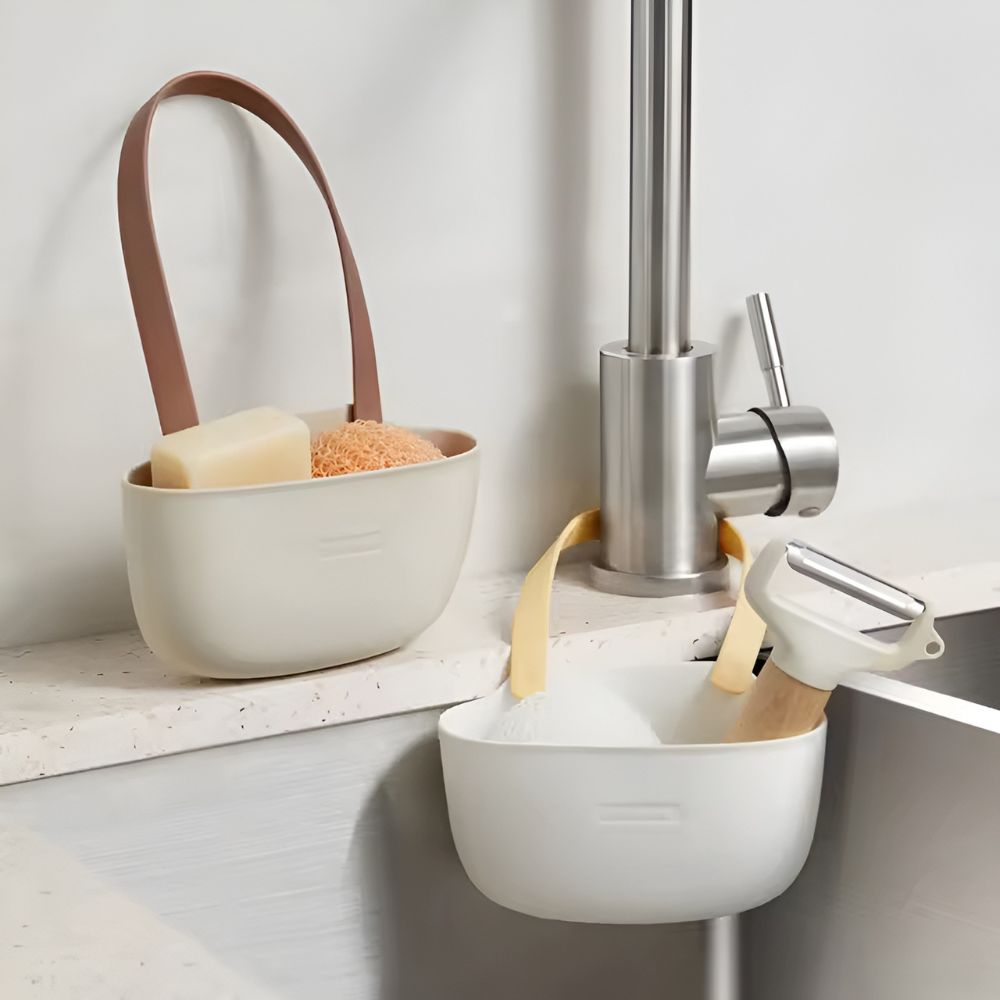 Hanging Silicone Dish Drainer Organiser — main product photo