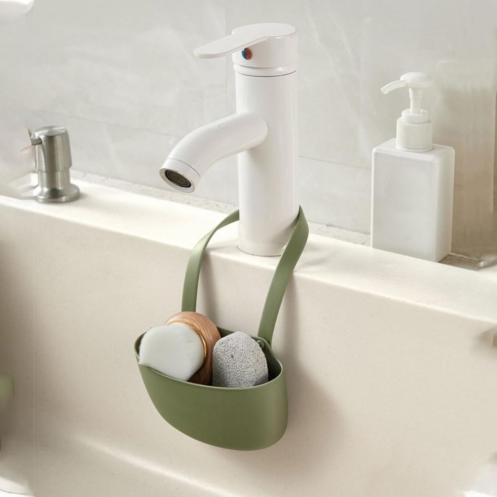 Hanging Silicone Dish Drainer Organiser — product detail view