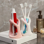 Heart-Shaped Ceramic Toothbrush Holder — main product photo