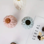 Hollow Fold Art Vase — product feature detail
